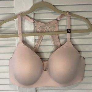 Victoria's Secret Blush Tshirt Lightly Lined Wireless Bra Sz 38DD New with Tags